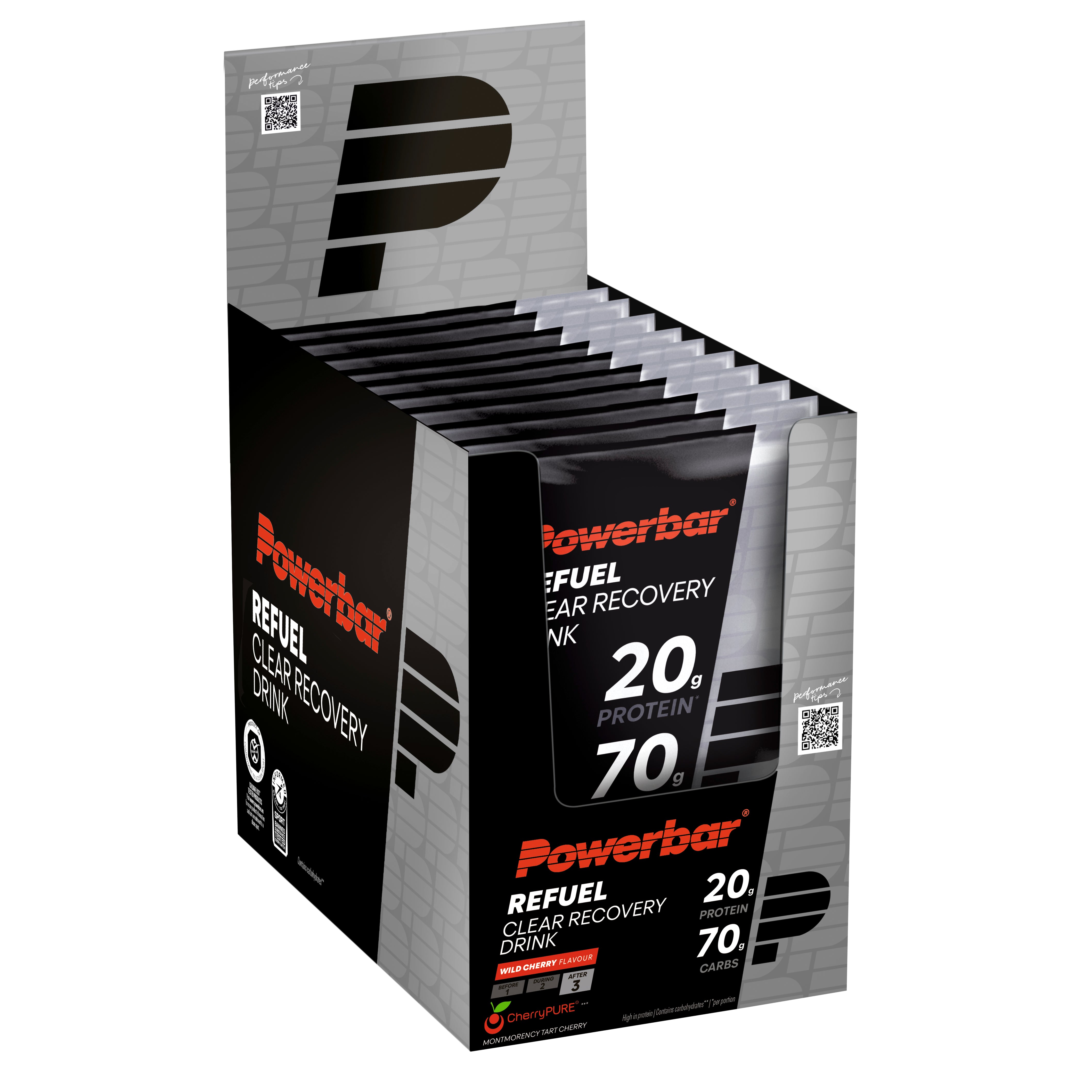 POWERBAR Refuel Clear Recovery Drink 10er Karton