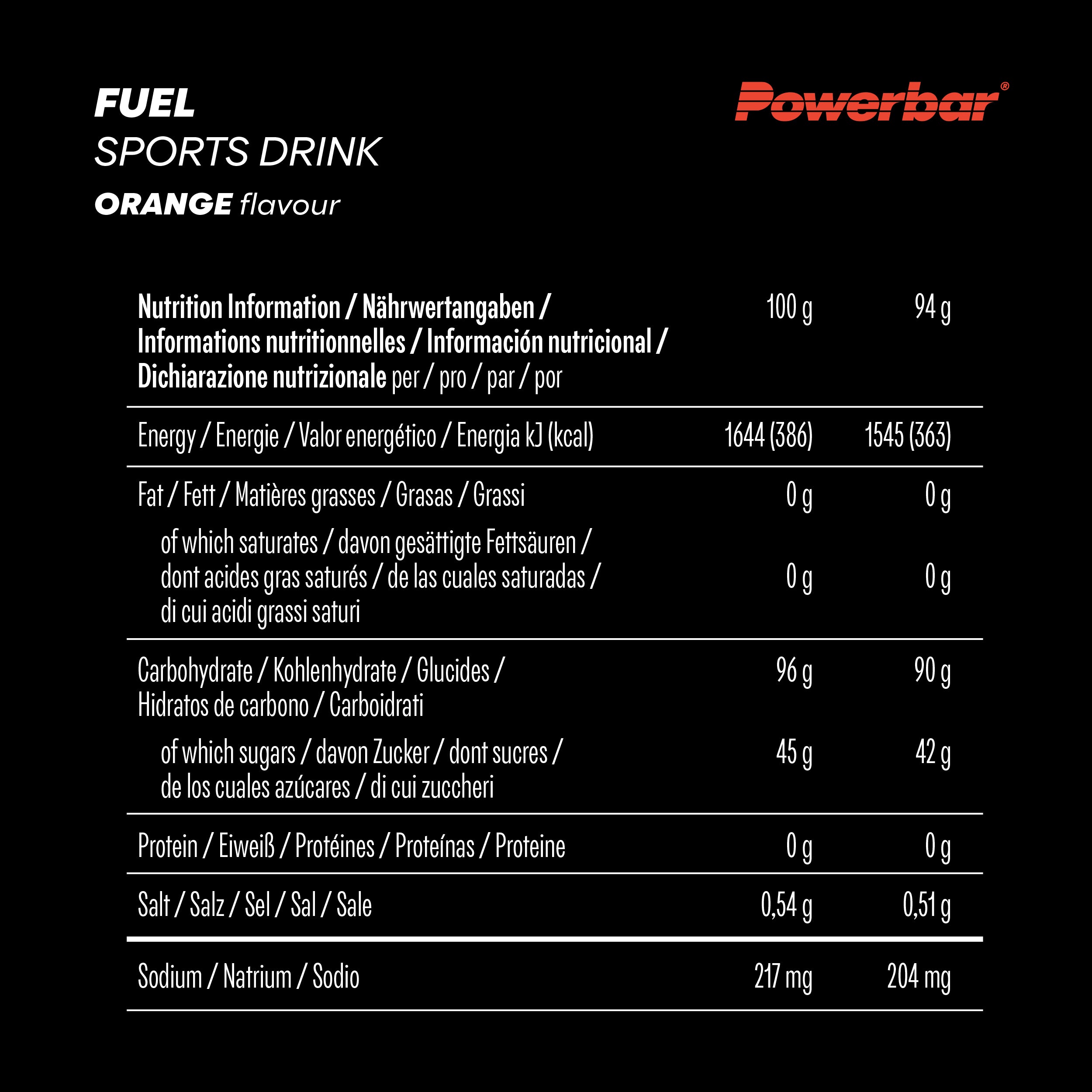 POWERBAR Fuel 90 Sports Drink 10er Karton