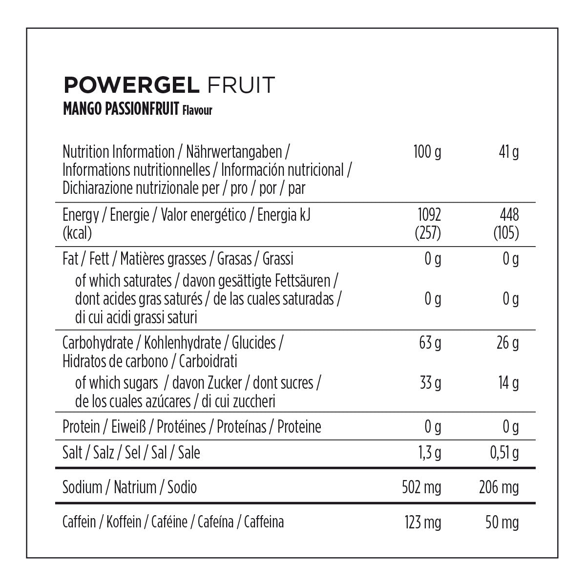 24er Karton Powergel Mango-Passionfruit