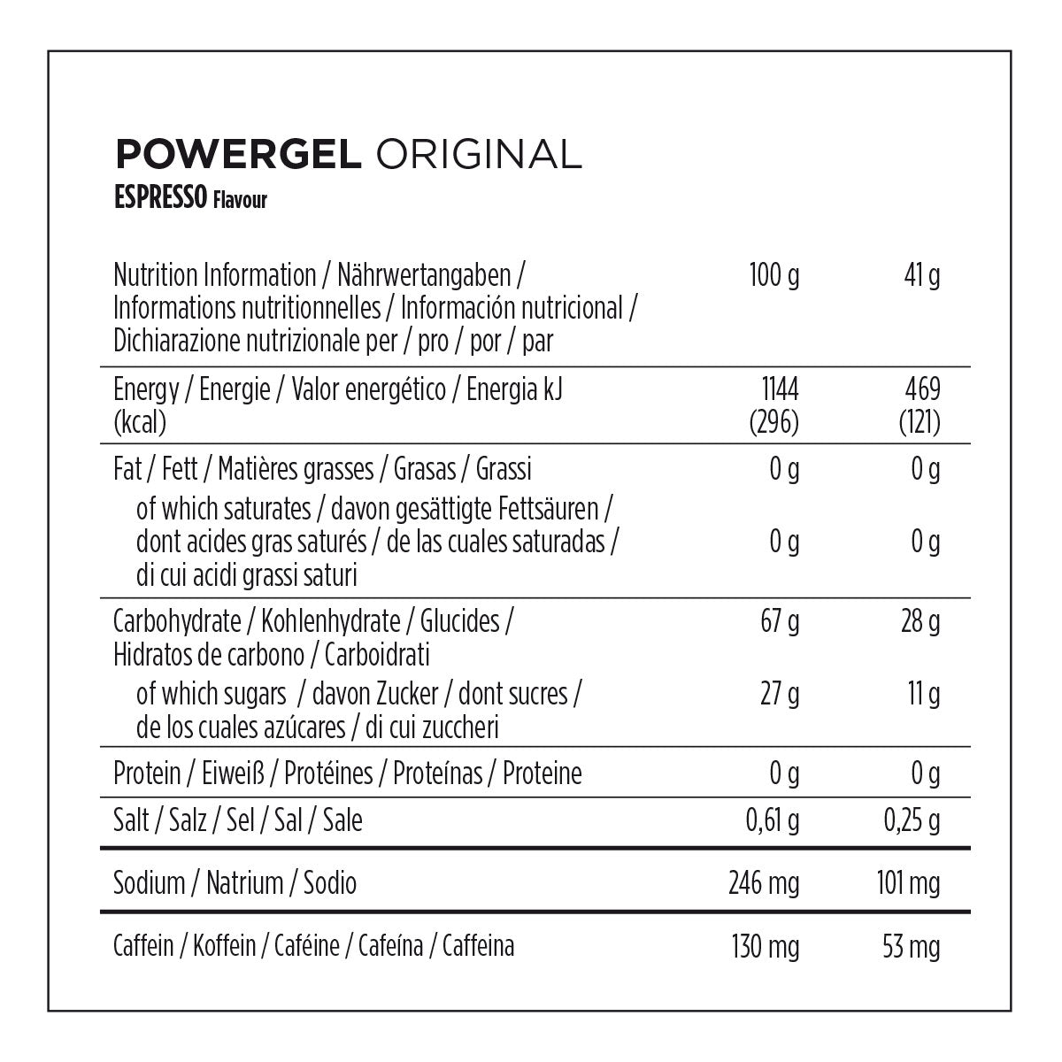 24er Karton Powergel Espresso