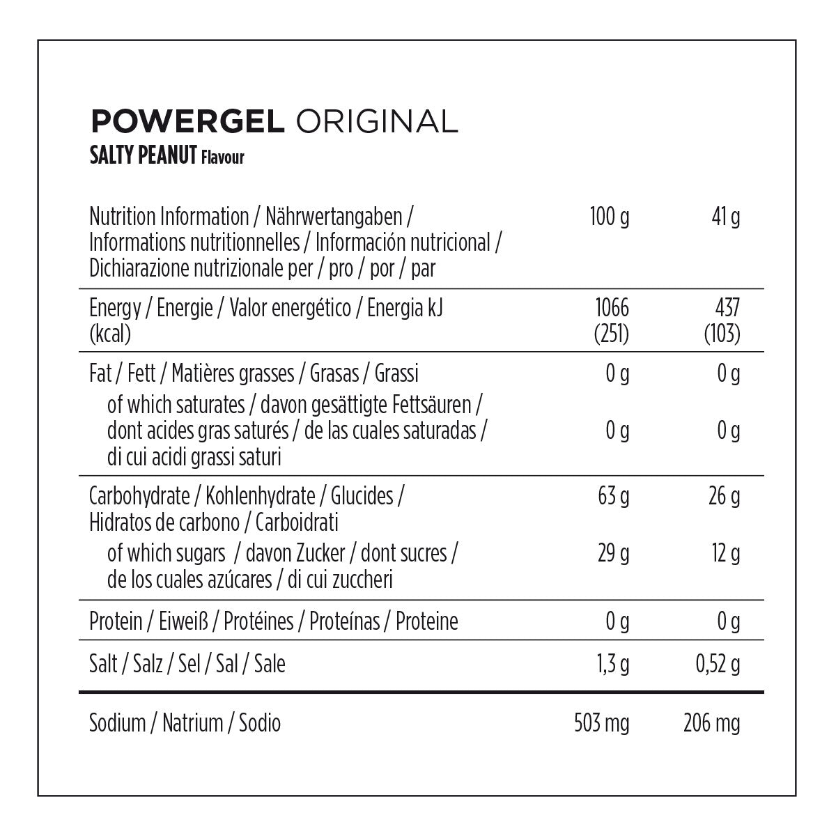 24er Karton Powergel Salty Peanut