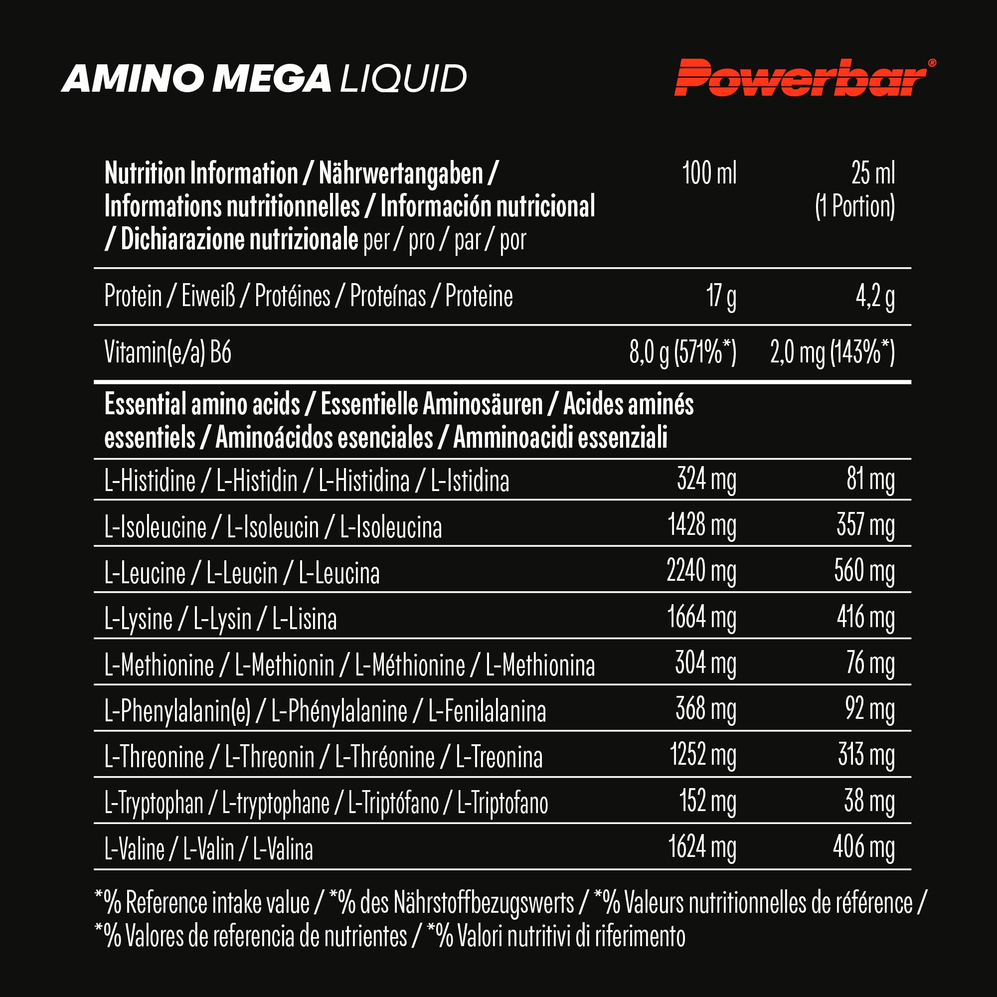 20er Karton Liquids Amino Mega Liquid