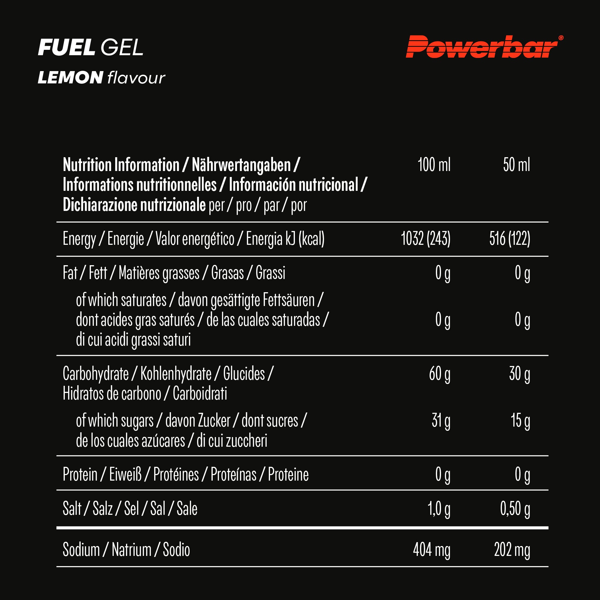POWERBAR Fuel Gel 30 12er Karton
