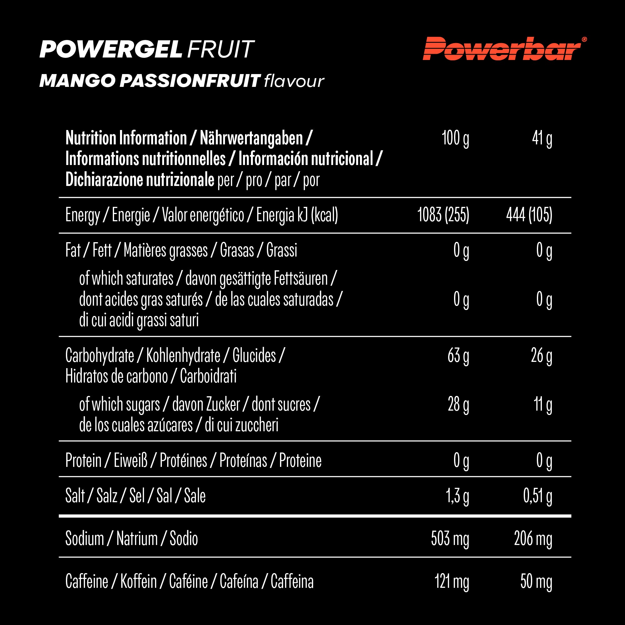 POWERBAR Powergel Fruit 24er Karton