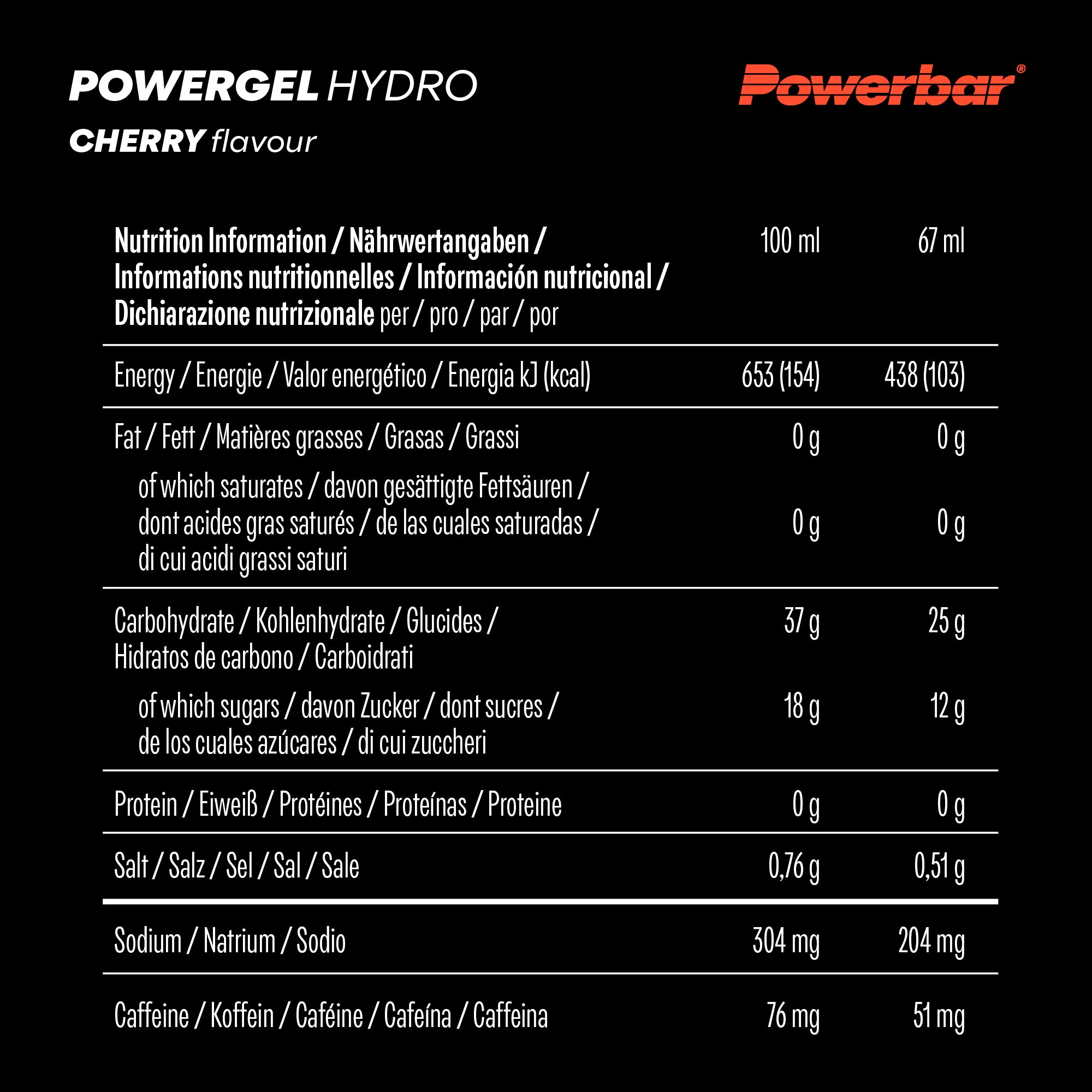 POWERBAR Powergel Hydro 24er Karton