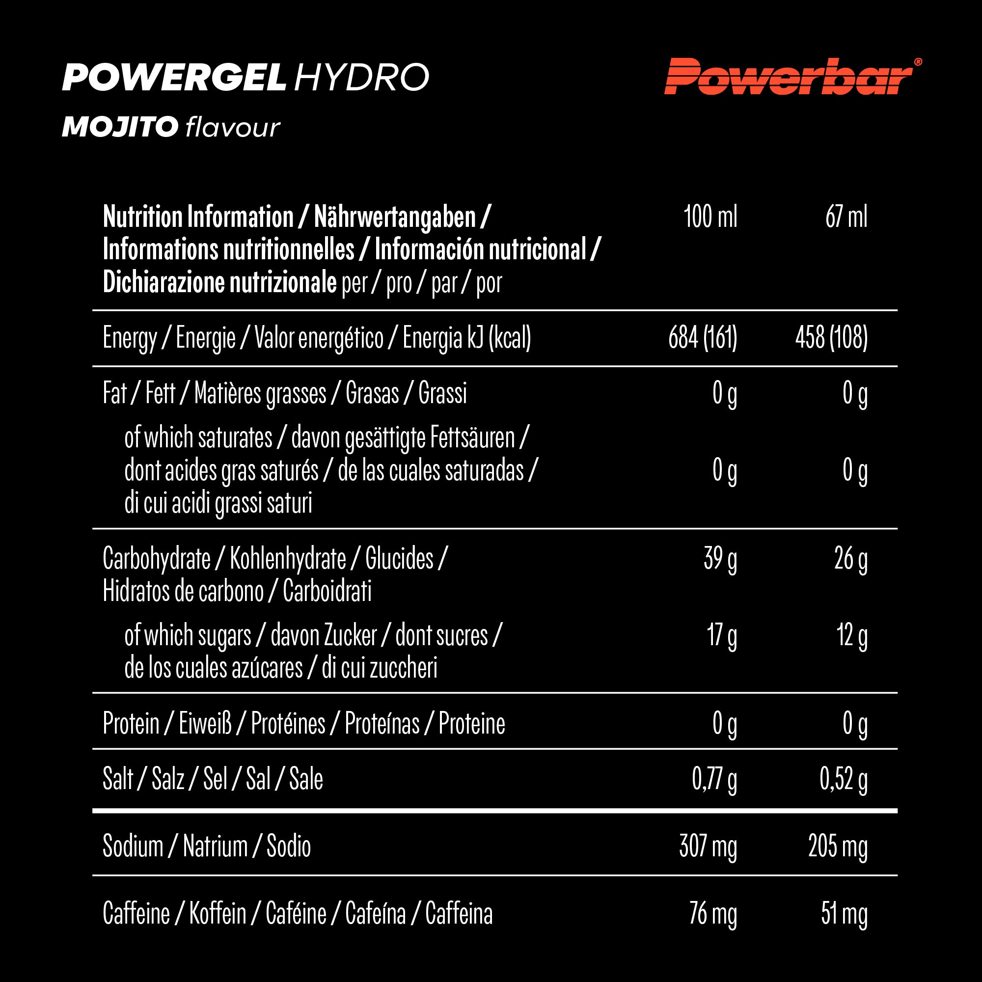 POWERBAR Powergel Hydro 24er Karton