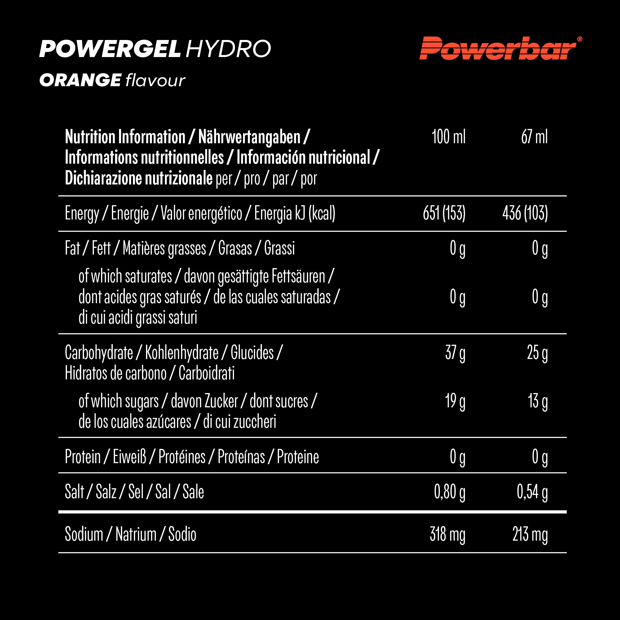 POWERBAR Powergel Hydro 24er Karton