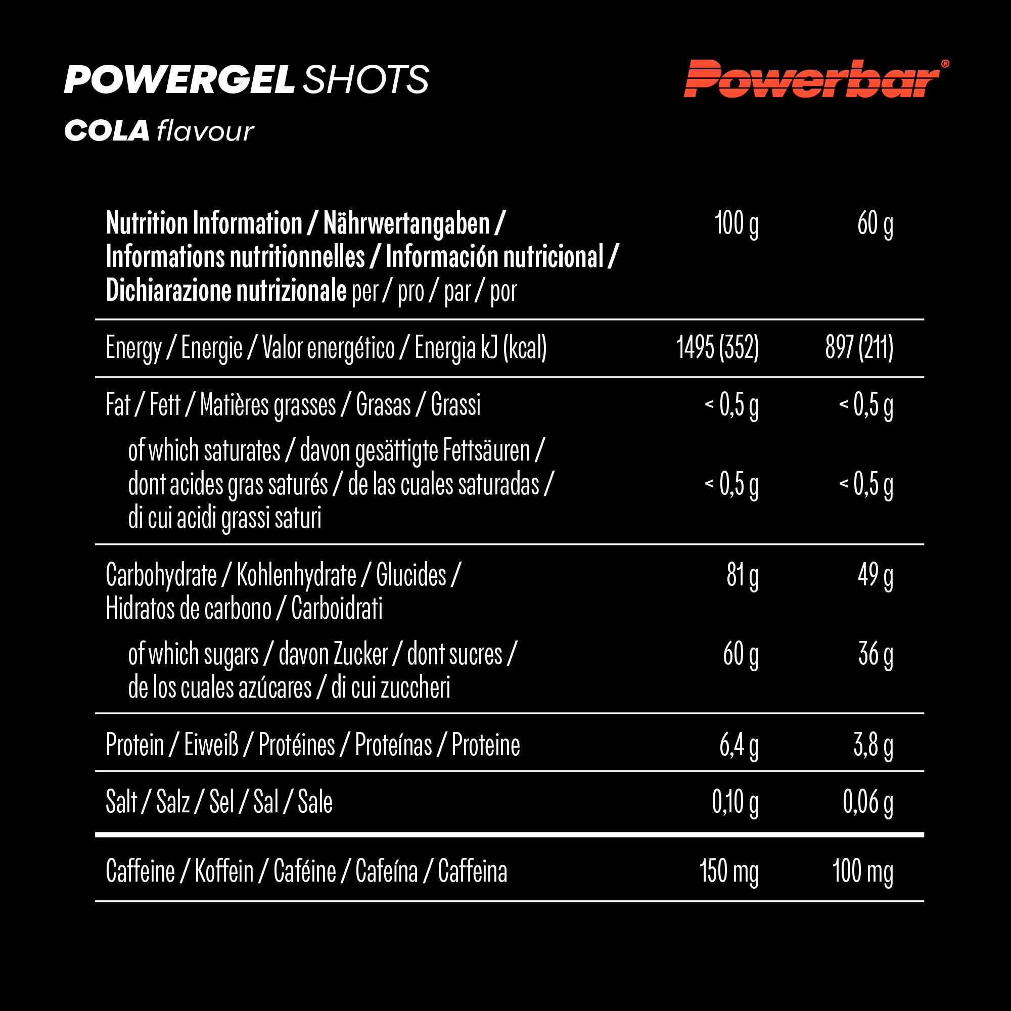 POWERBAR Powergel Shots 24er Karton