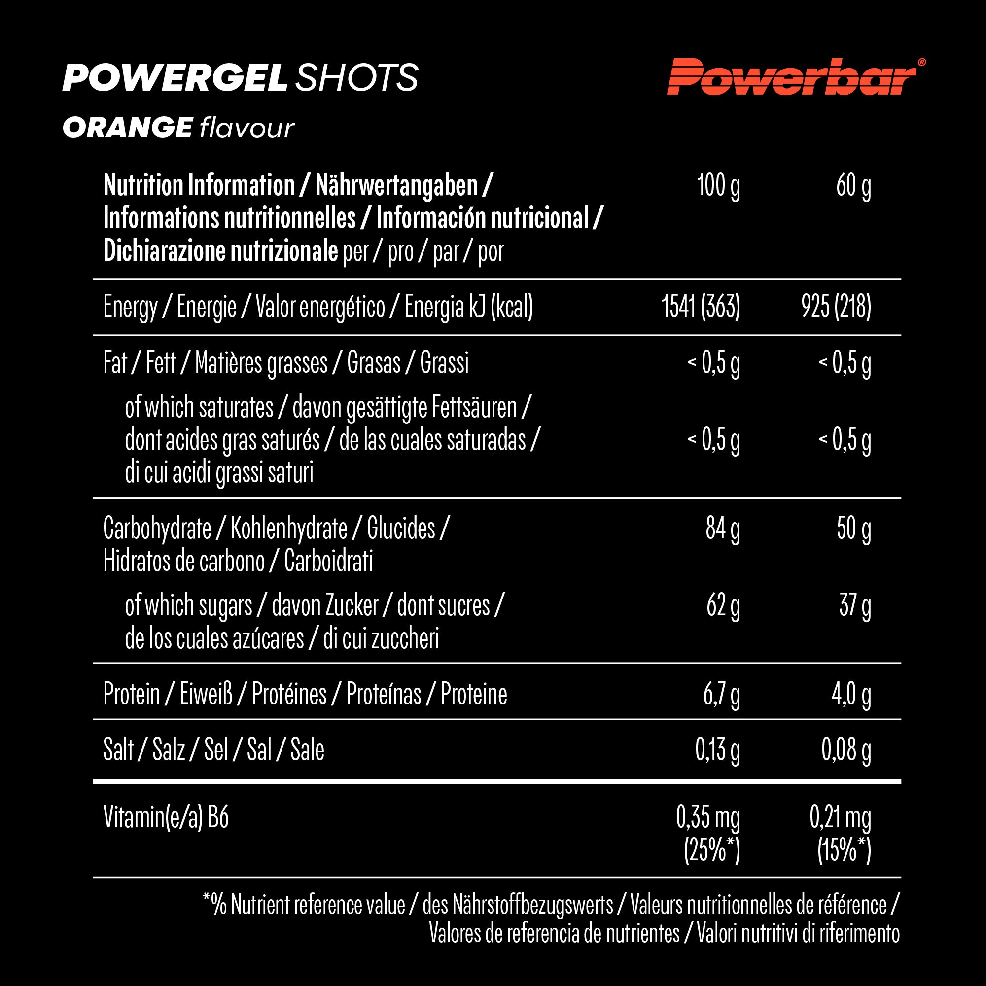 POWERBAR Powergel Shots 24er Karton
