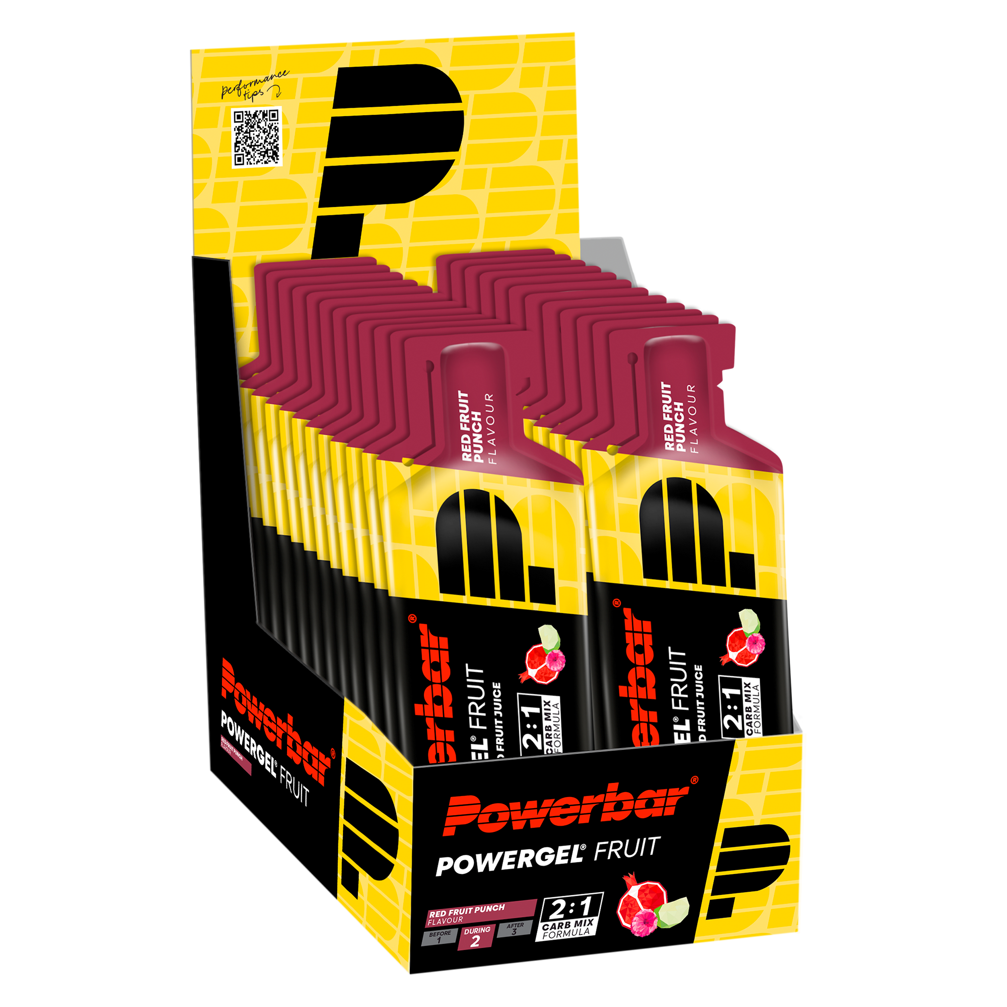 POWERBAR Powergel Fruit 24er Karton